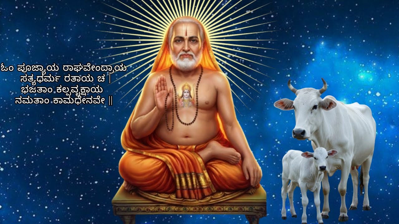 ಶ್ರೀ ರಾಘವೇಂದ್ರ ಸ್ವಾಮಿ ಭಕ್ತಿ ಗೀತೆ | Raghavendra Swamy Devotional Song | Divine Blessings | 