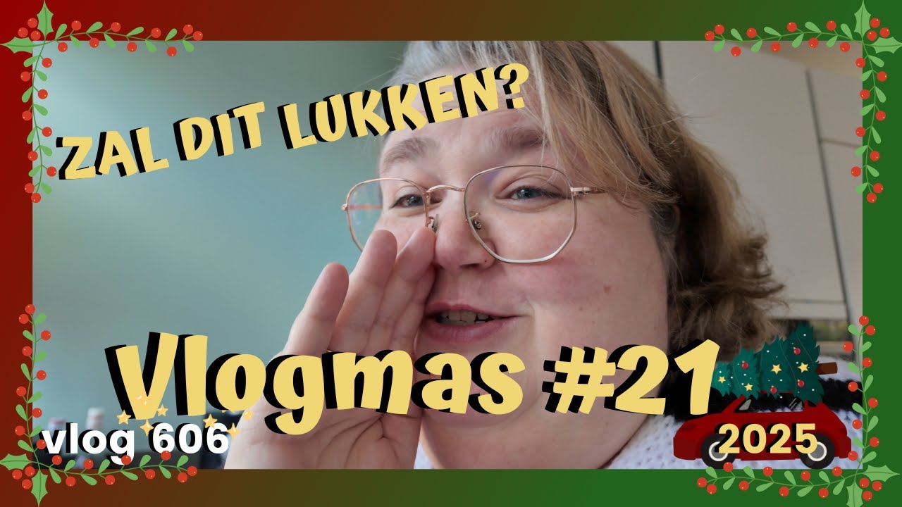 VLOGMAS 21 2025 | OP MAAT GEMAAKTE BUREAUSTOEL | DANIELLE VLOGT #VLOG 606