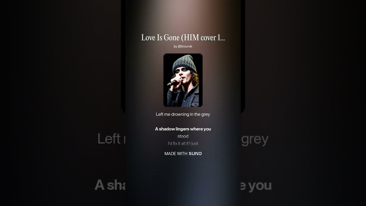 Love Is Gone (HIM cover 1) rem 3+