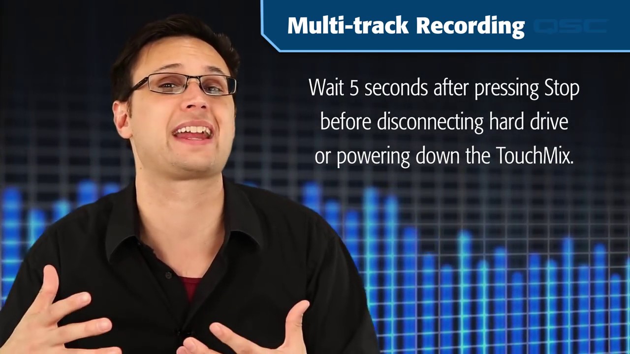 QSC TouchMix Training  07 Recording Functions English