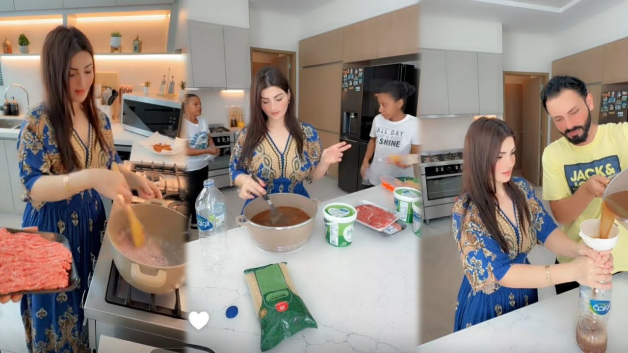  واخيرا عصام ونور بلشنا تحضيرات مشروب رمضان واطيب طبخات الإفطار 😍 