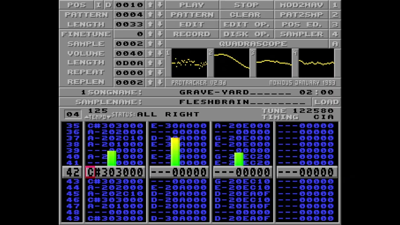 Amiga Music: Graveyard By Fleshbrain