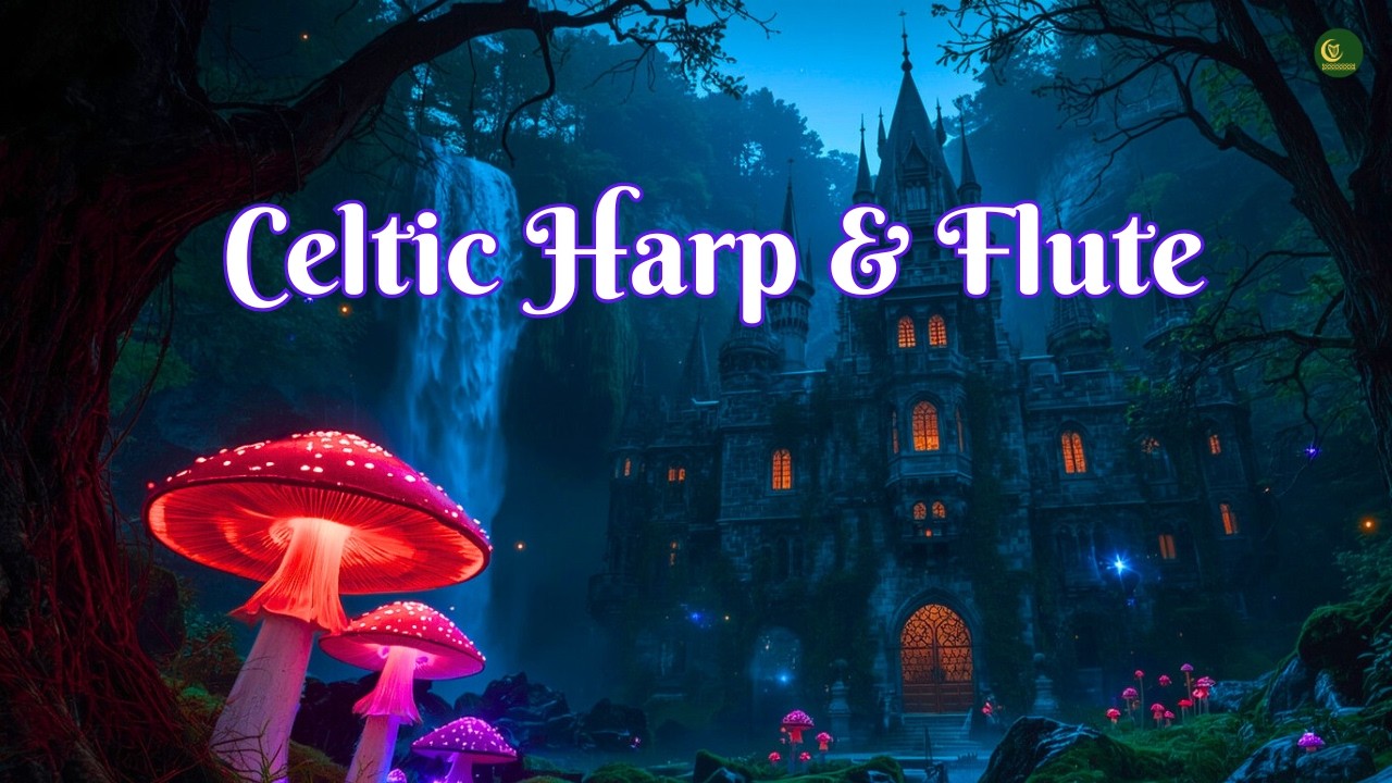Relaxing Celtic Music for Focus & Study 🌿 Harp, Flute and Fiddle
