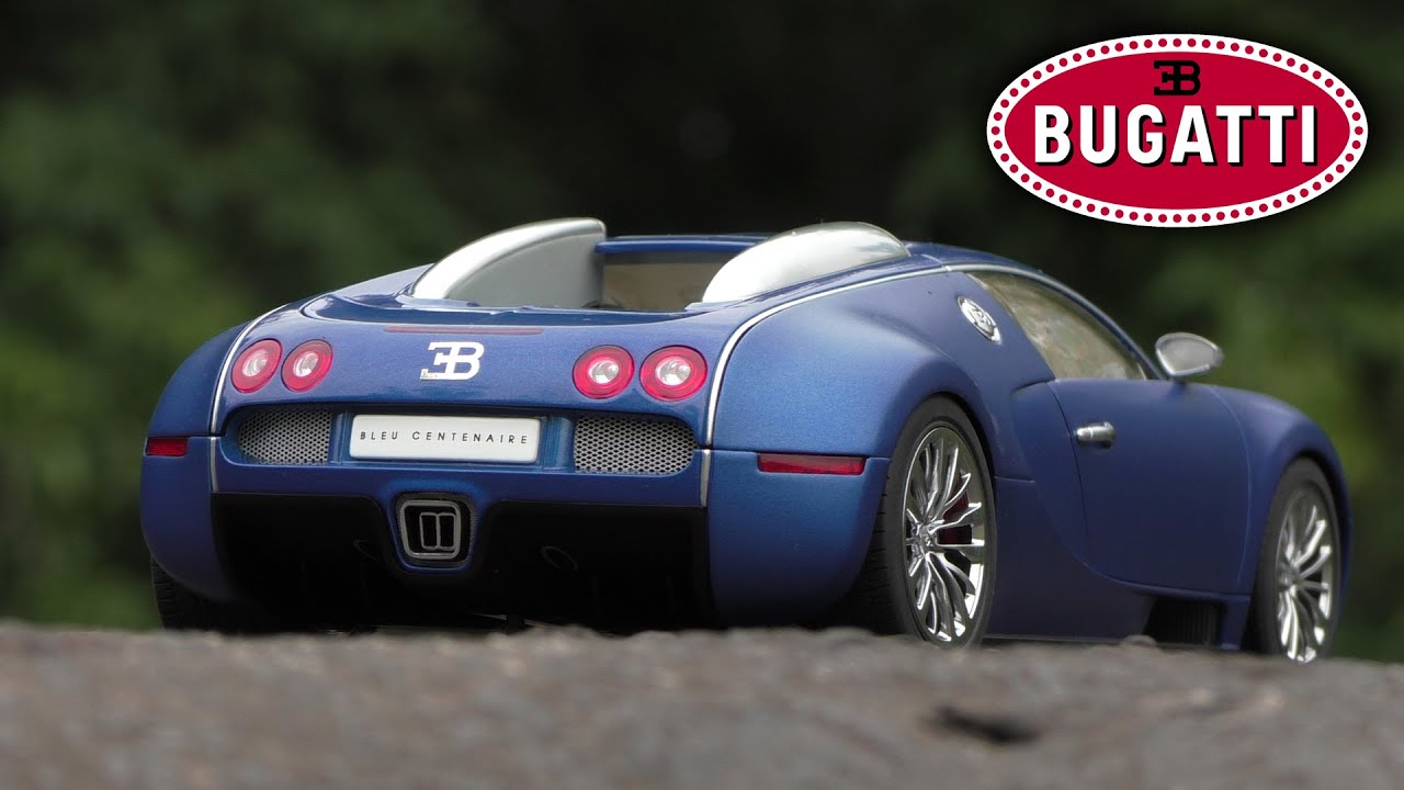 BUGATTI EB VEYRON 16 4 BLEU CENTENAIRE 2009, AUTOart, 1:18 