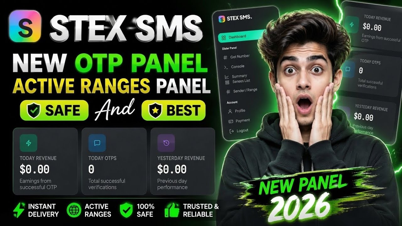 Finally! STEX SMS New Panel Launch 🔥 | Full Review & Features 2026