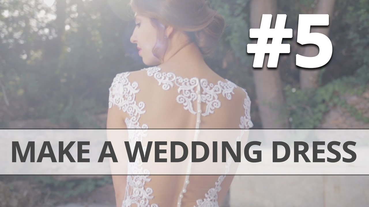 How to make your own Wedding Dress DIY Part 5 | Pulling the Mesh onto the Dress-Form