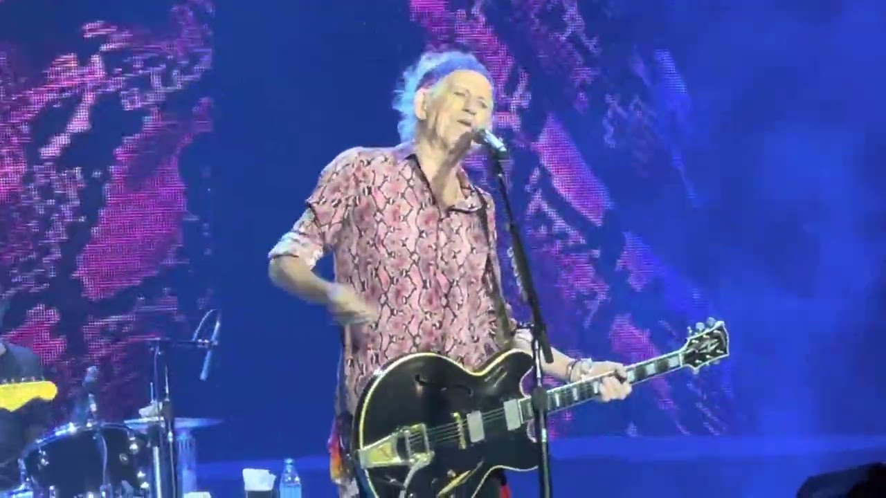 Keith Richards Rolling Stones “Slippin’ Away” Vienna July 2022