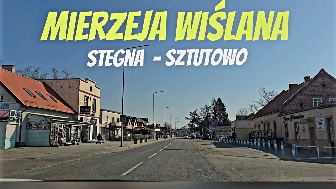 Mierzeja Wiślana: Przejazd przez Stegnę do Sztutowa 14.03.2026
