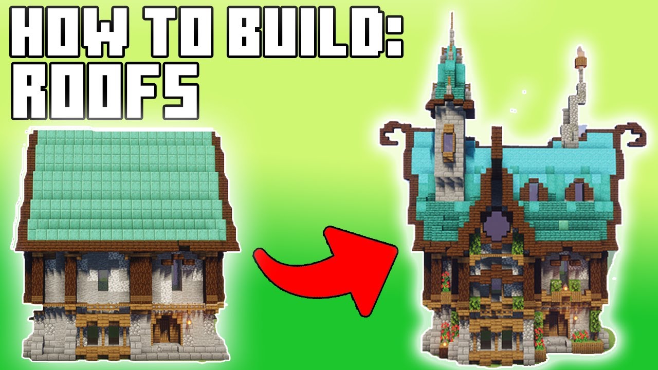 Как построить крыши в Minecraft! — Builders Academy