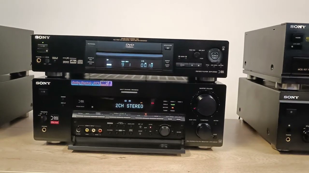 SONY STR-DB 840 QS & SONY DVP-725 QS