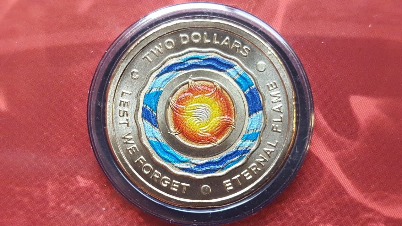 New Australian 2018 coloured $2 coin