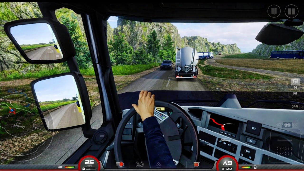 🚚Truckers of Europe 3 🛣️Road Roller Delivery ✅ Munich to Quarry Using a 2021 Renault R Ranger Truck