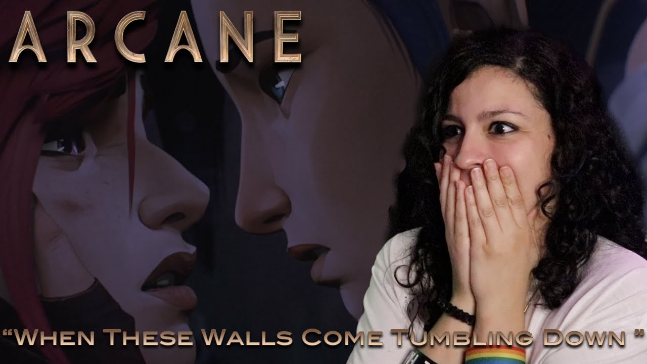 *• LESBIAN REACTS – ARCANE – 1x06 “WHEN THESE WALLS COME TUMBLING DOWN” •* **VI AND CAITLYN!!!**