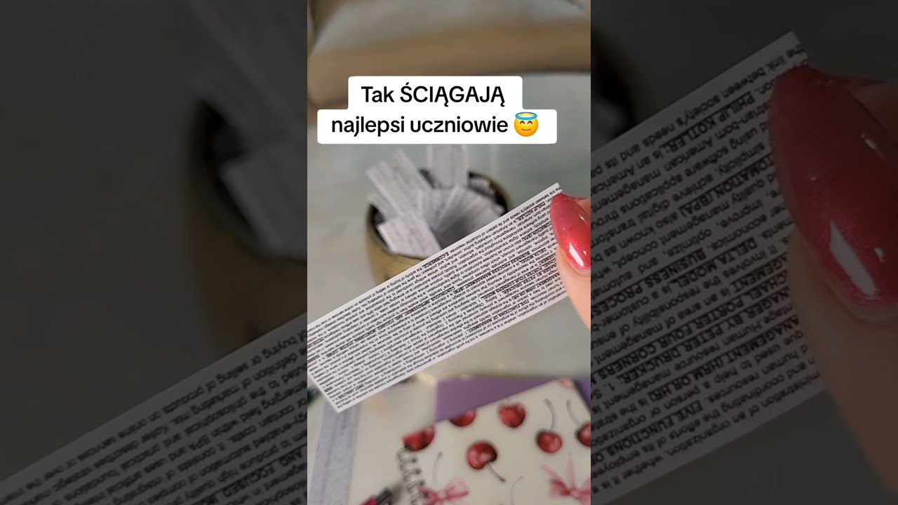 TAK ŚCIĄGAJĄ NAJLEPSI UCZNIOWIE 🤯