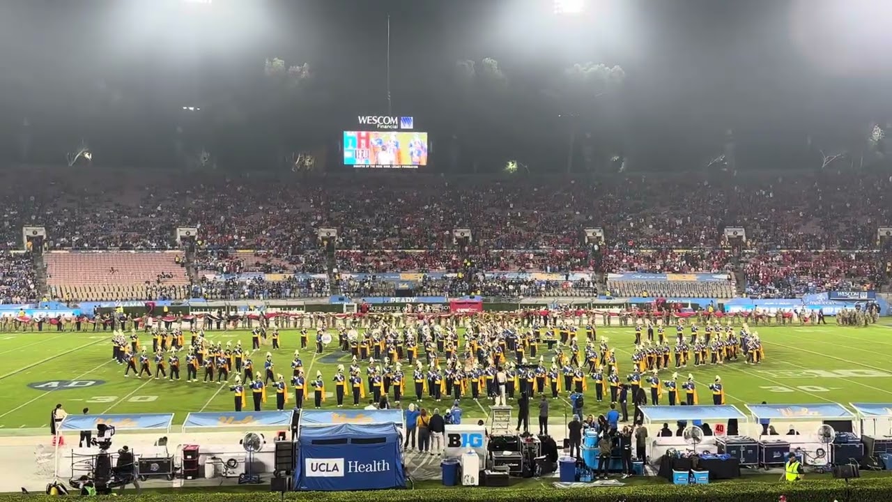 UCLA Marching Band performs, “How to Train Your Dragon” Nov 8, 2025 Nebraska at UCLA