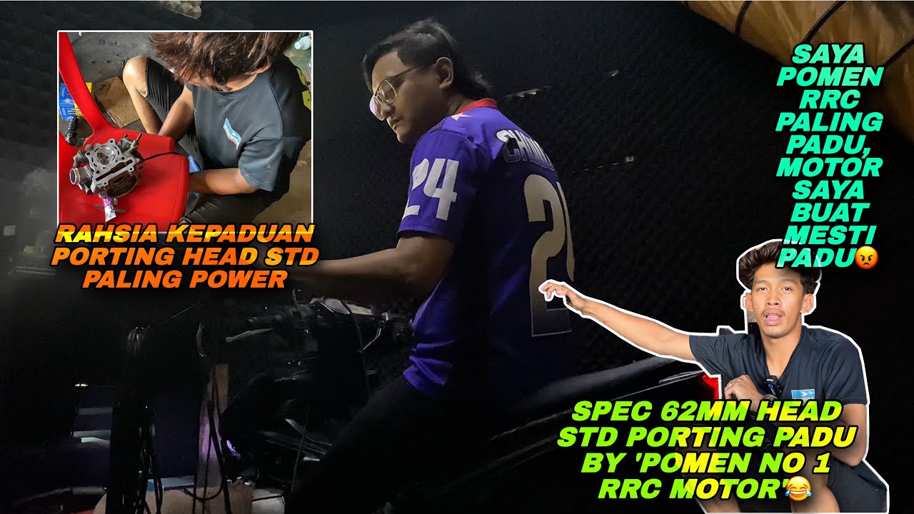 Y15ZR 62MM HEAD STANDARD PORTING BY POMEN TERPADU DI RRC MOTOR | 62MM HEAD STANDARD TAPI JAHAT