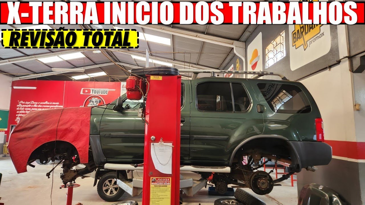 EP. 1223 // NISSAN X-TERRA 2005 Remoção MOTOR Revisão SUSPENSÃO E EMBREAGEM! Pergunte AO NETÃO!!