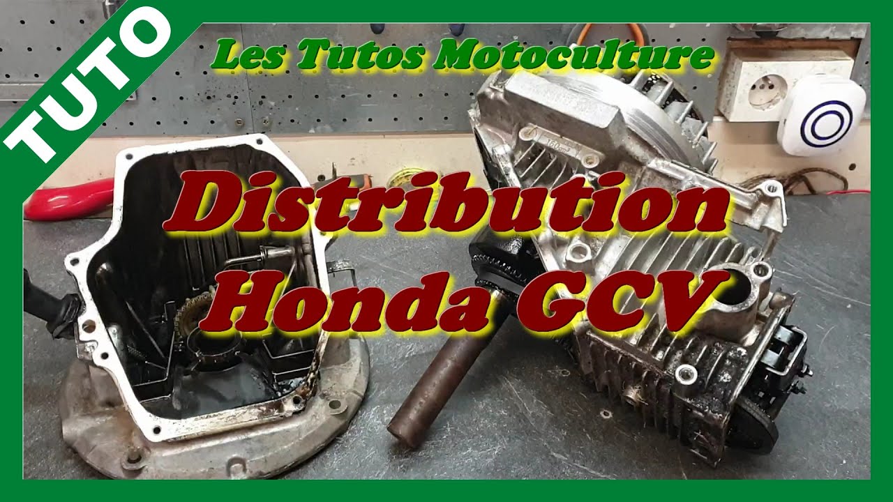 Calage réglage courroie distribution GCV Honda