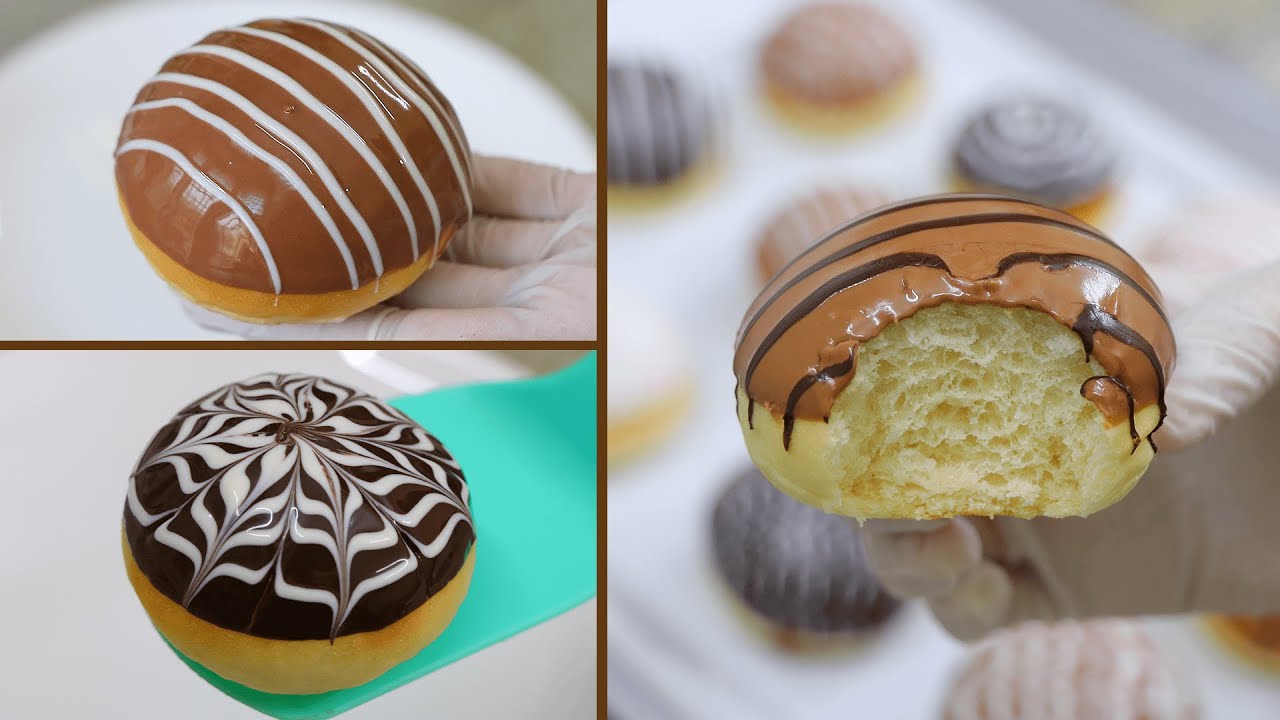 دونات هشه ولذيذه خفيفه مثل الريشه بدون قلي بدون فرد ولا قطاعه بمكونات بسيطه Donuts without frying