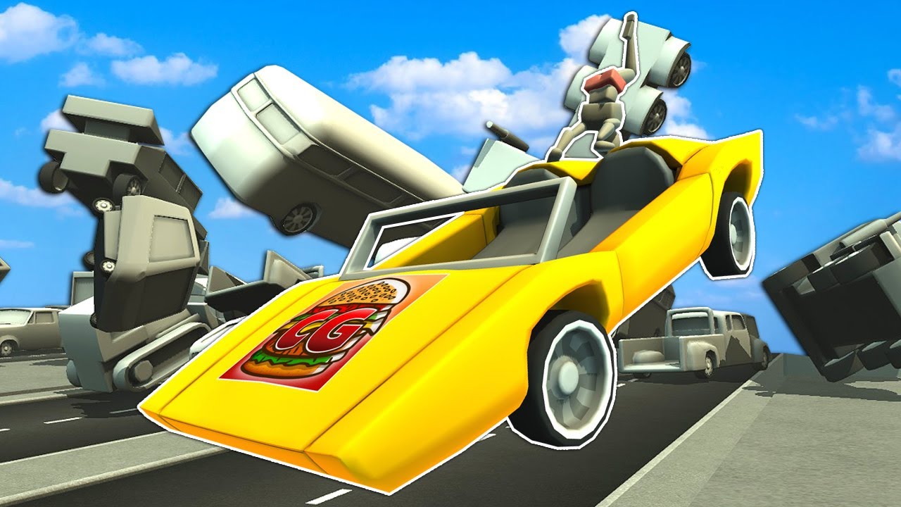 IMPOSSIBLE TRAFFIC Challenge Leads to BIGGEST HIGHWAY CRASH! (Turbo Dismount)