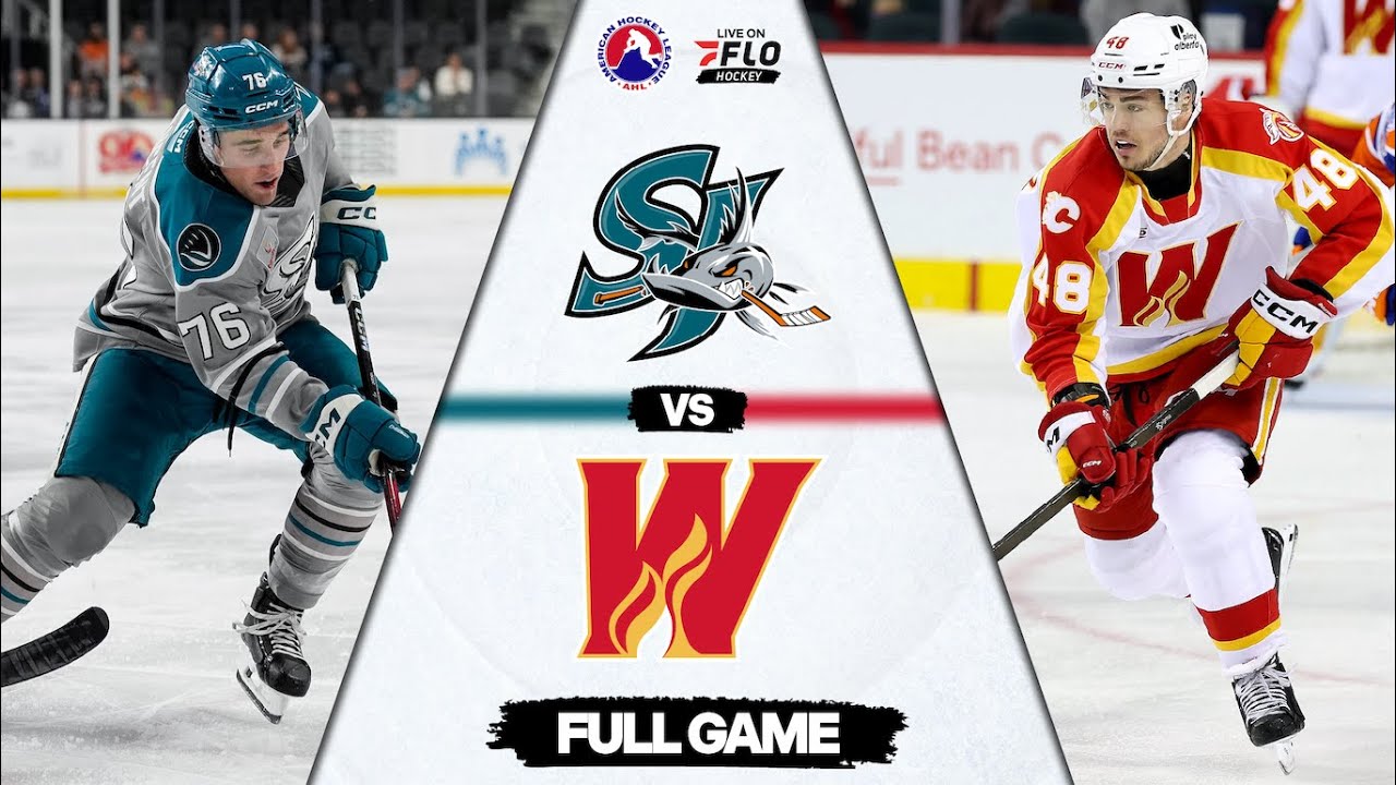 AHL Free Live Stream - San Jose Barracuda vs Calgary Wranglers | FloHockey