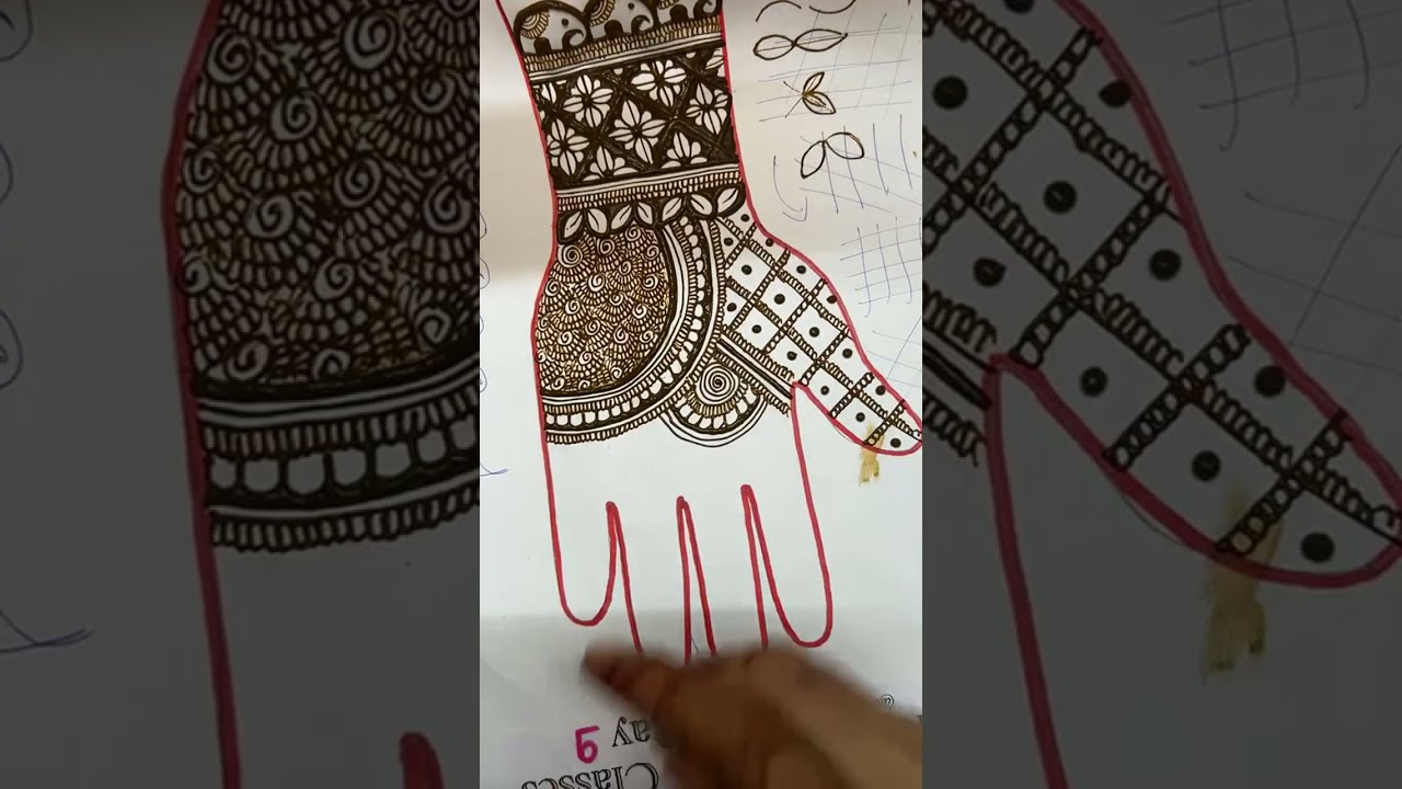 Mehandi Live Class DAY 9.2 | Tanisha Mehandi Tutorial