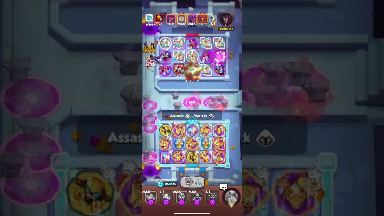 Rush Royale: Clearing Floor 10 with Stasis (No Bomber)