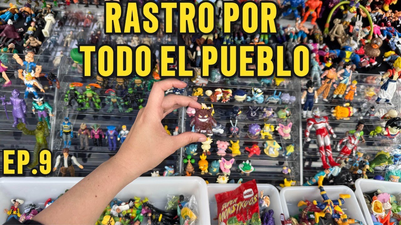 Rastro por todo el pueblo. Compra Top para nuestra colección. Más de 400 paradas . EP.9