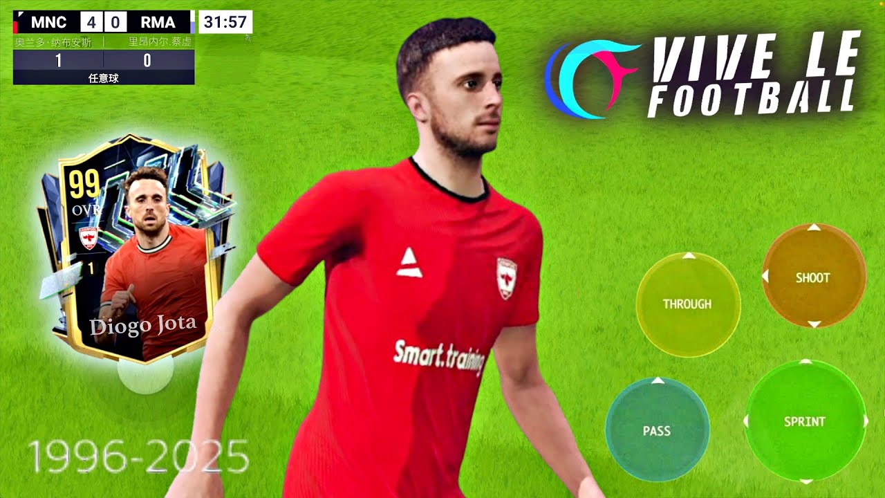 VLF MOBILE 2025 [ D.JOTA TRIBUTE ] VIVE LE FOOTBALL ANDROID/iOS | BEST GRAPHICS, CAREER MODE VLF 25