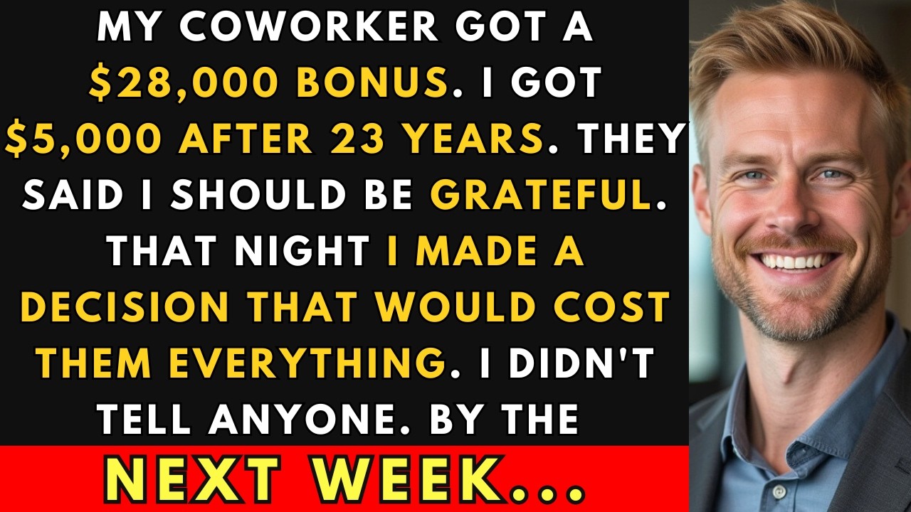 My Coworker Got A $28,000 Bonus. I Got $5,000 After 23 Years — So I Made Them Pay