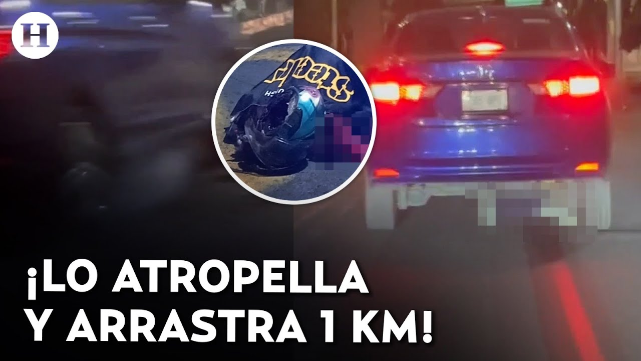 &iexcl;Iba a recoger a su pareja y encontr&oacute; la muerte! Motociclista es atropellado y arrastrado en CDMX