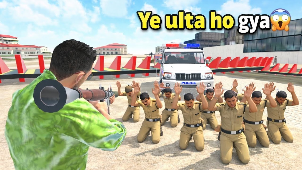 Jack ne police ko hi surrender karwa diya | Indian theft Auto Simulator game play.