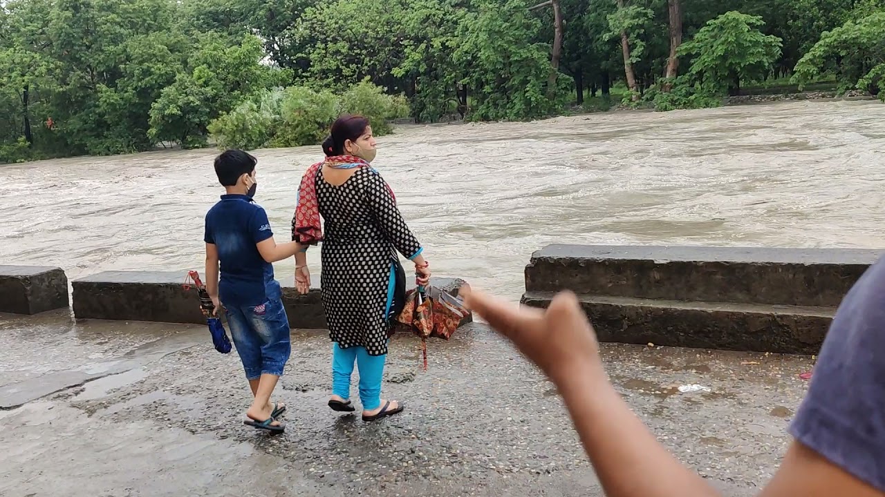flood situation in Haridwar 🌨️🌨️🌨️