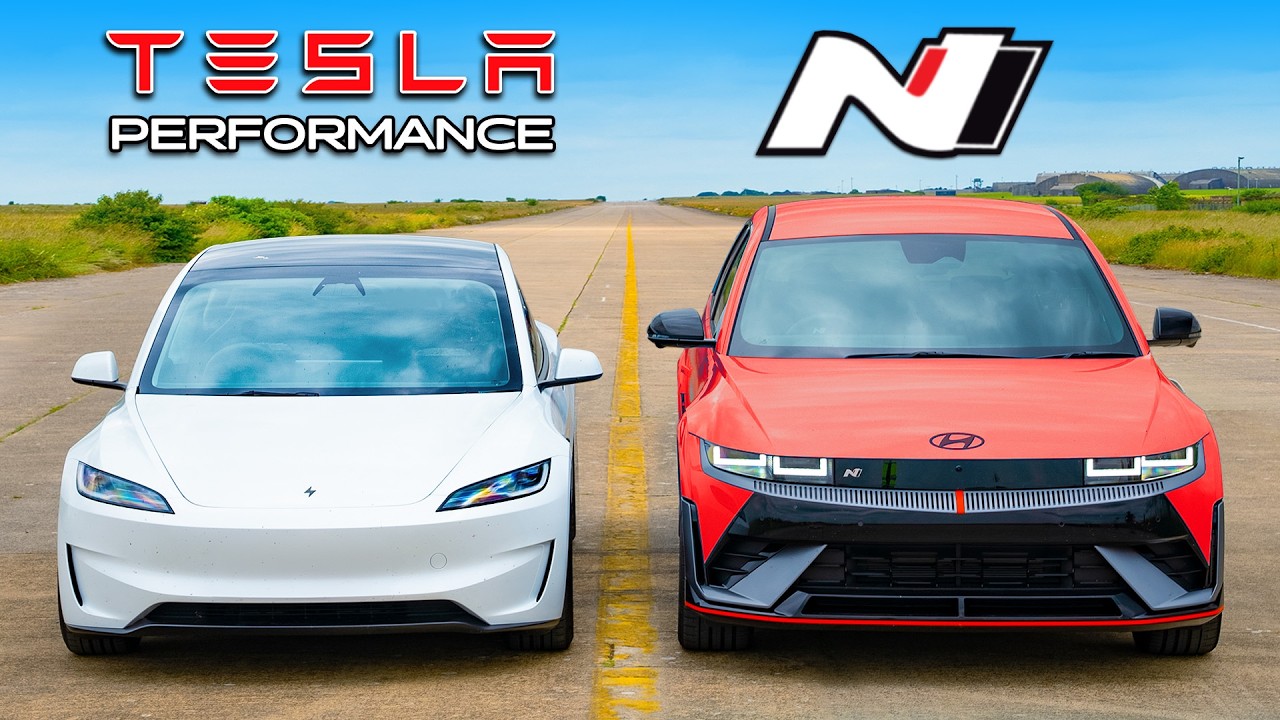 Nowa Tesla Model 3 Performance v Hyundai IONIQ 5 N: WYŚCIG