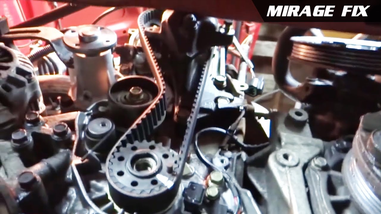 Mirage Fix 4 | Рулевое управление, генератор, ремень ГРМ и водяной насос 4G15