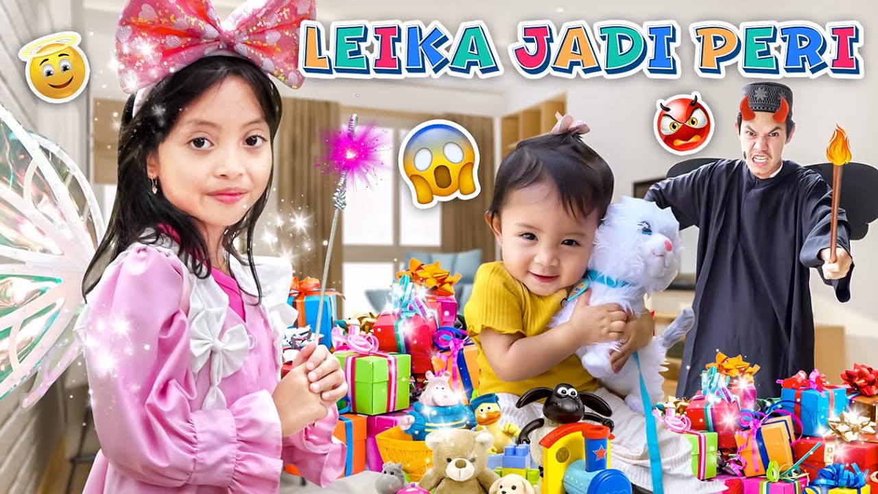 LEIKA JADI PERI BAIK VS TOMPEL JADI PERI JAHAT