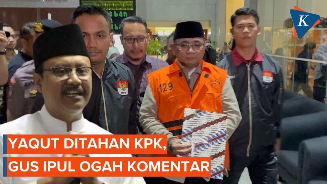 Yaqut Ditahan KPK sebagai Tersangka Korupsi Kuota Haji, Gus Ipul PBNU Enggan Komentar