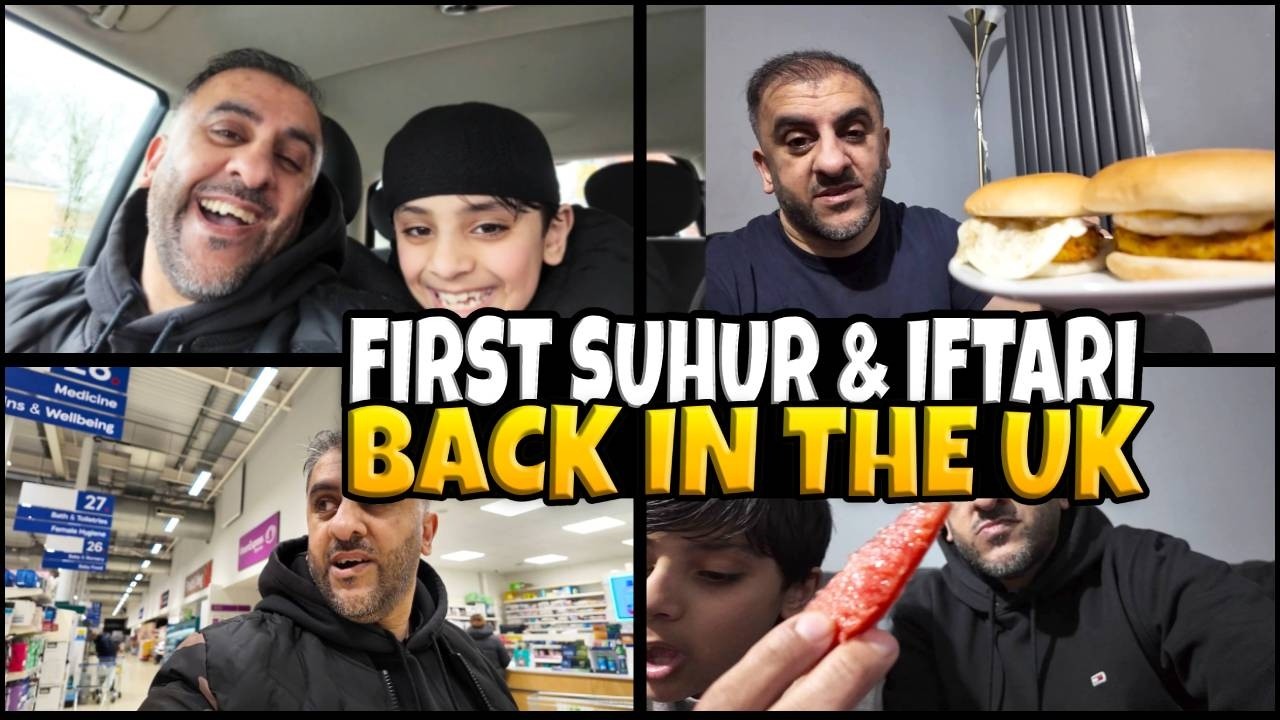 My First Suhur In UK Morning Routine Shopping And Iftari Vlog