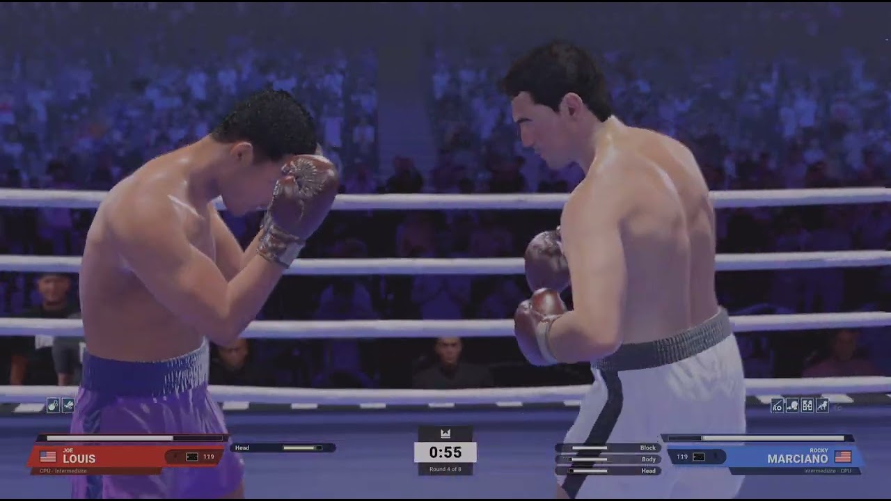 Undisputed joe louis vs. Rocky marciano