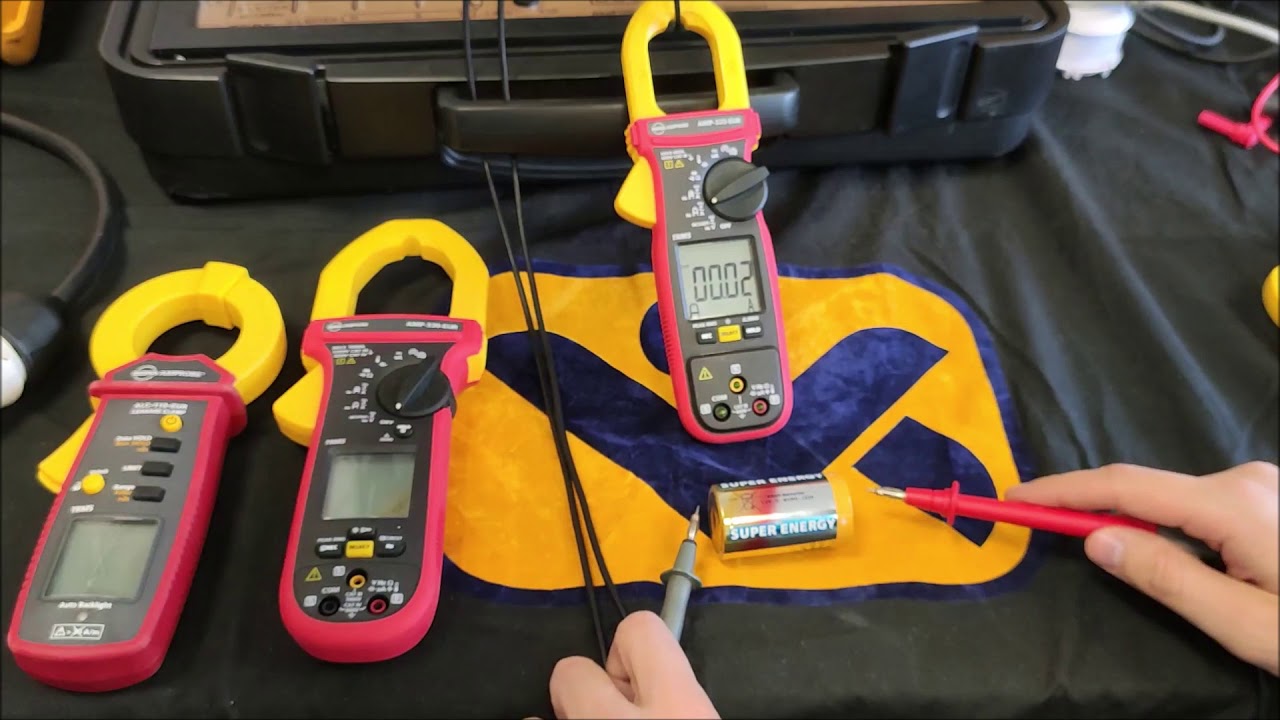 Stromzange Zangen Multimeter AC DC Zangenamperemeter TRMS AMP 320 Wechselstrom- Bedienungsanleitung