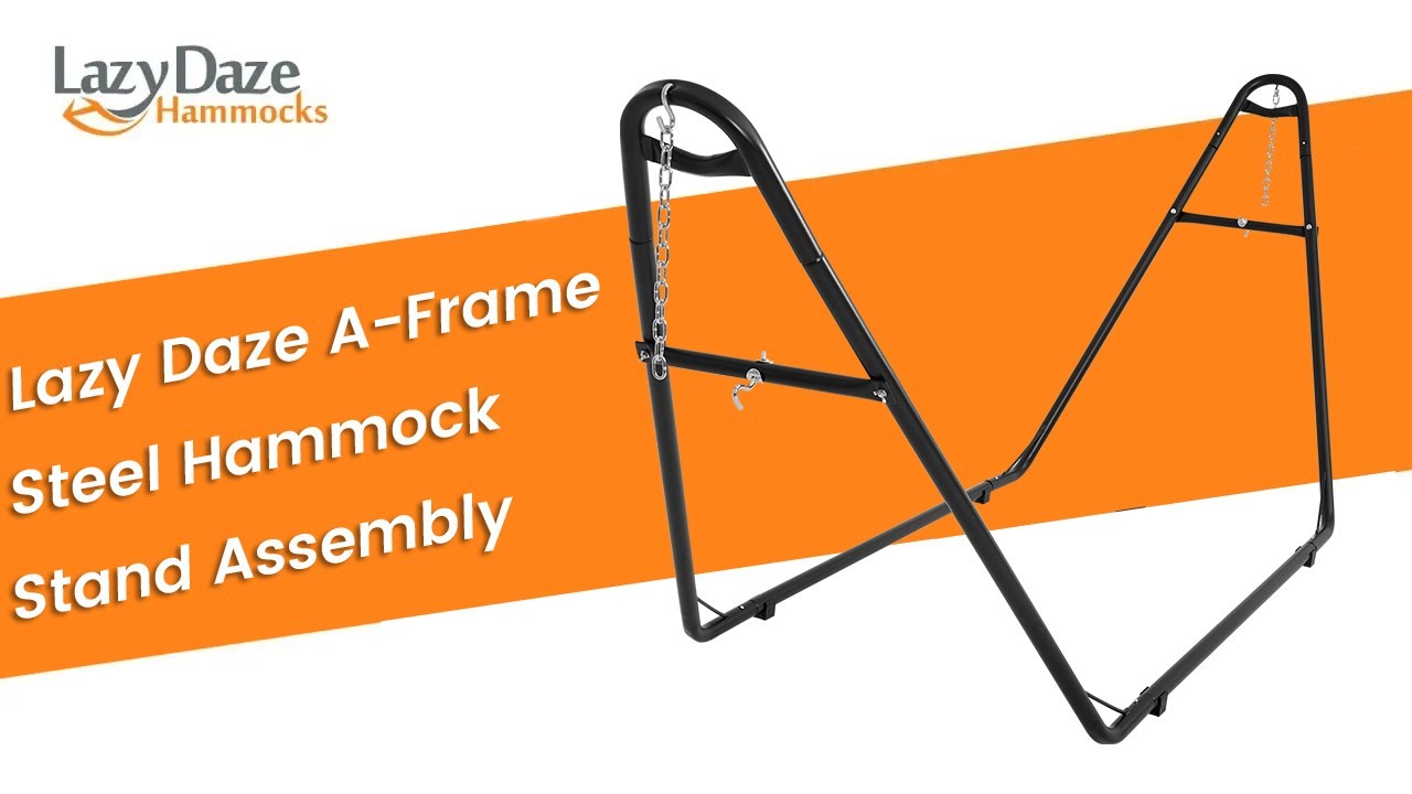 A-Frame Steel Hammock Stand - Assembly Instructions | Lazy Daze