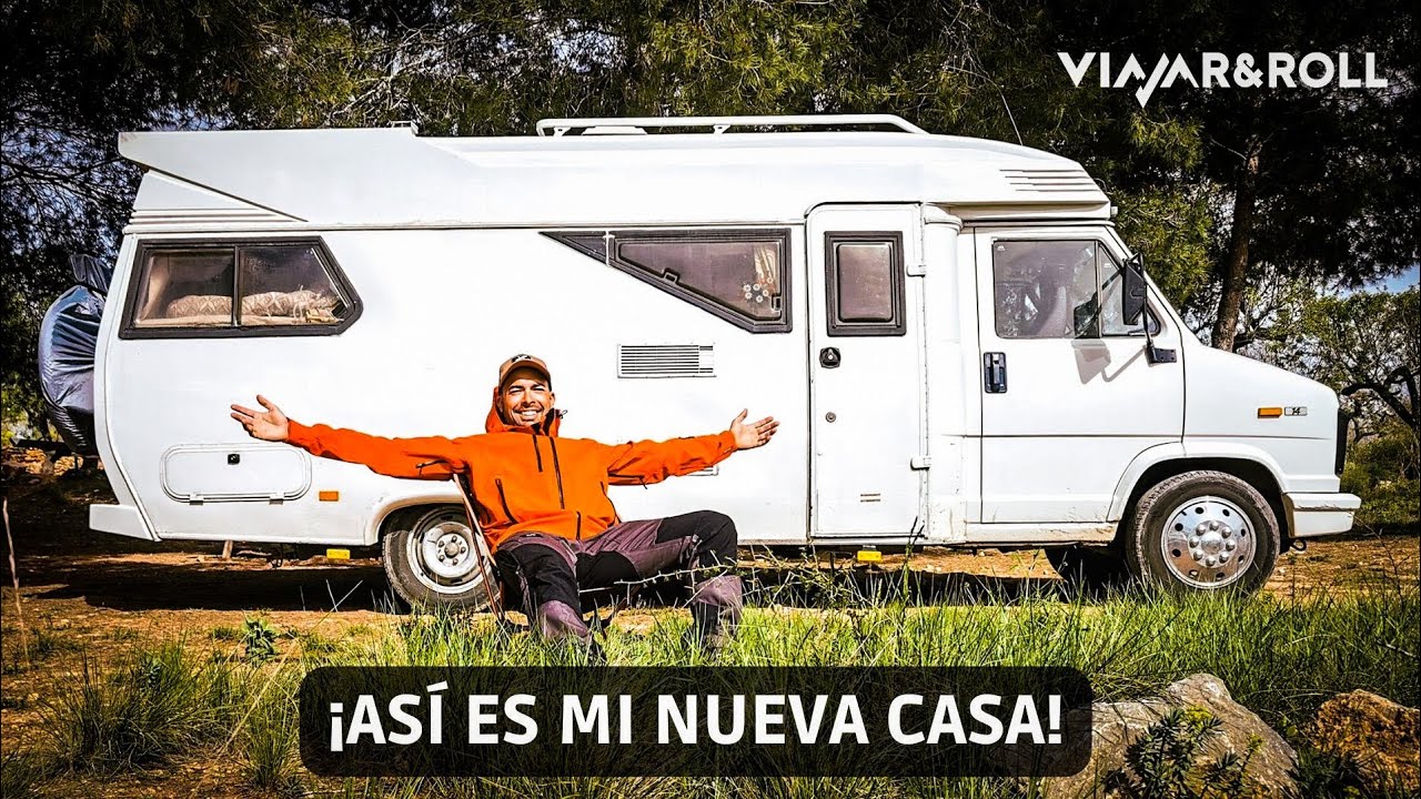 Me voy a VIVIR a una AUTOCARAVANA de 30 AÑOS😲 ¡INCREÍBLE por DENTRO! | VANTOUR COMPLETO