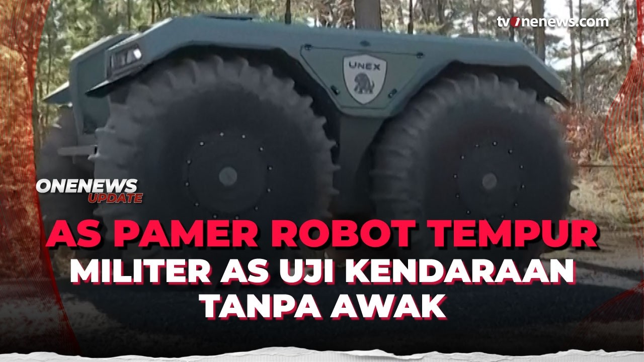 Teknologi Perang Modern: Militer AS Pamer Kendaraan Tanpa Awak dalam Uji Tempur | OneNews Update