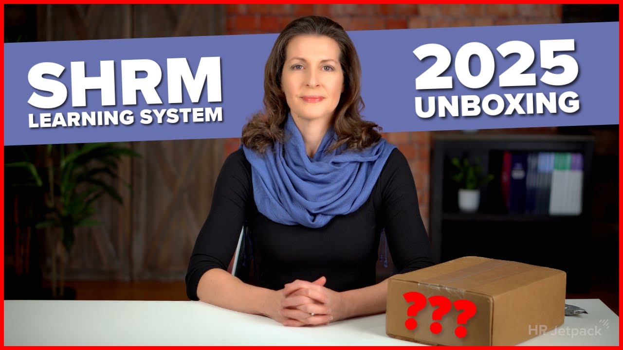 2025 SHRM Learning System Unboxing – SHRM Certification Preparation Books