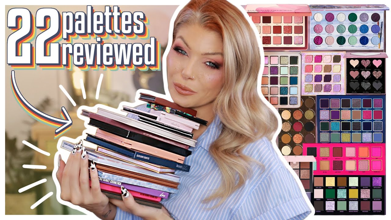 Ranking All The 22 Palettes I've Tried In 2025 (so far)