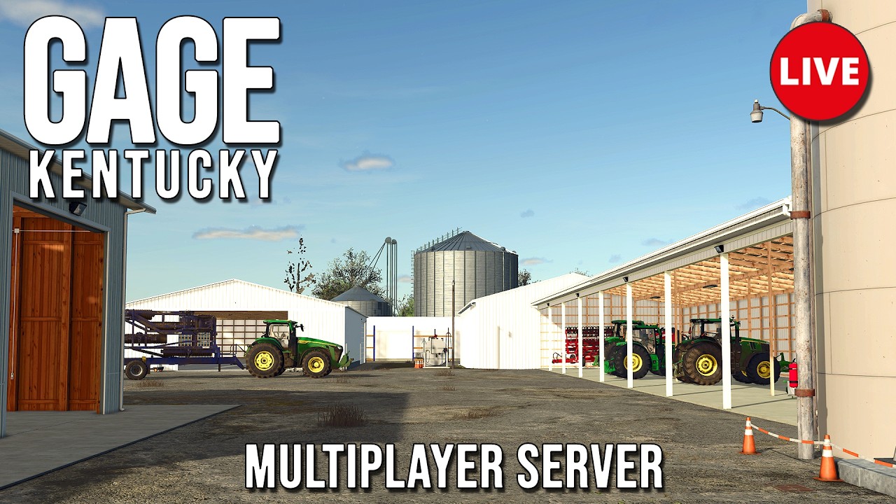 Row Crop Farming - Gage Kentucky MP Server 🔴LIVE 🔴 Farming Simulator 25