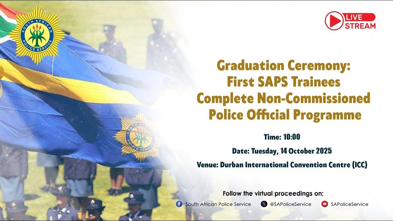 Graduation Ceremony: First SAPS Trainees Complete Non-Commissioned Police Official Programme