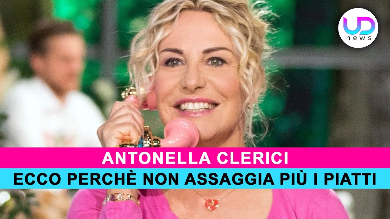 Antonella Clerici: Ecco Perché Non Assaggia Più I Piatti In E' Sempre Mezzogiorno!