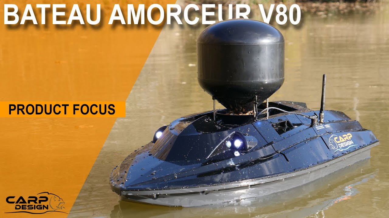 V80 - Carp Design - Bateau Amorceur Pêche de la Carpe