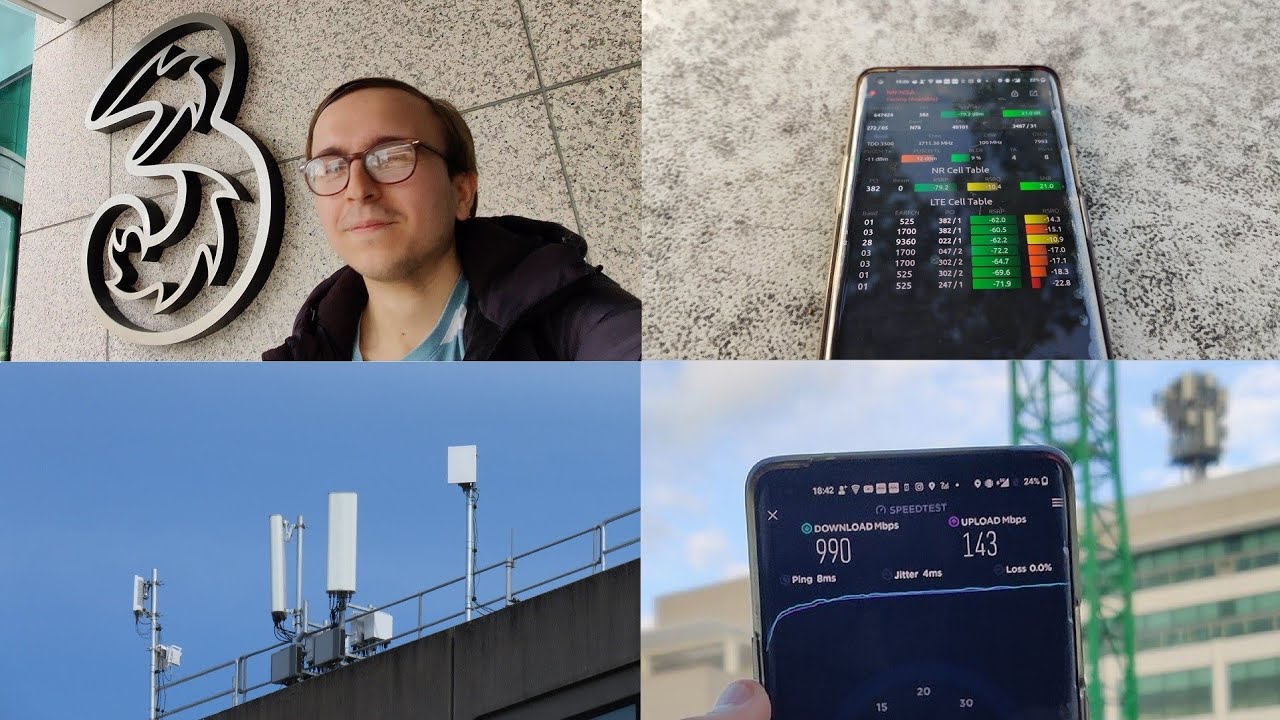 I love Three Ireland: Superb 5G (and 4G) Field Tested With Mast Tour including Urban and Rural areas